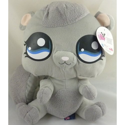 12.5 Inch Littlest Pet Shop Soft Toy Girls Toys GREY Toyland