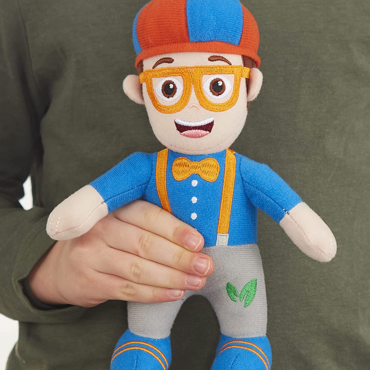 Blippi Eco Soft Toy, 100 Recycled materials, Blippi Gift, Sustainable