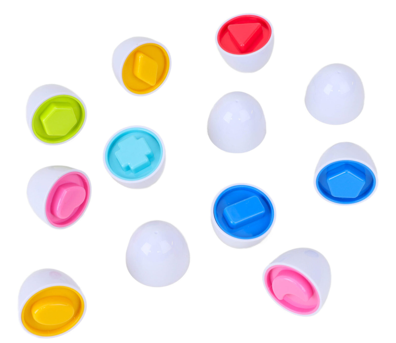 Box of 12 Eggs Shape Sorter Baby Toy Children's Learning