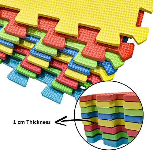 Extra Large Interlocking Foam Play Mats 1.4m² Multi Colour Floor Tiles Toyland