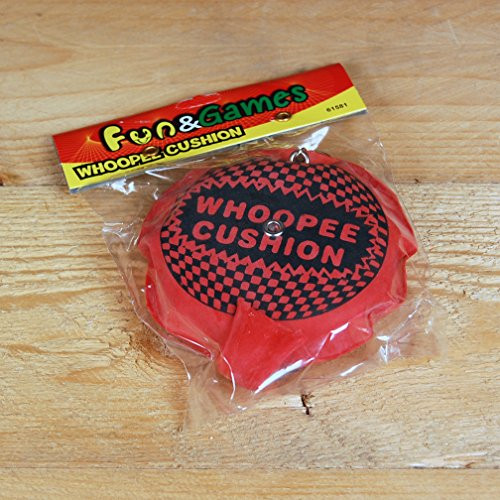 Self Inflating Whoopee Cushion Key ring Toyland