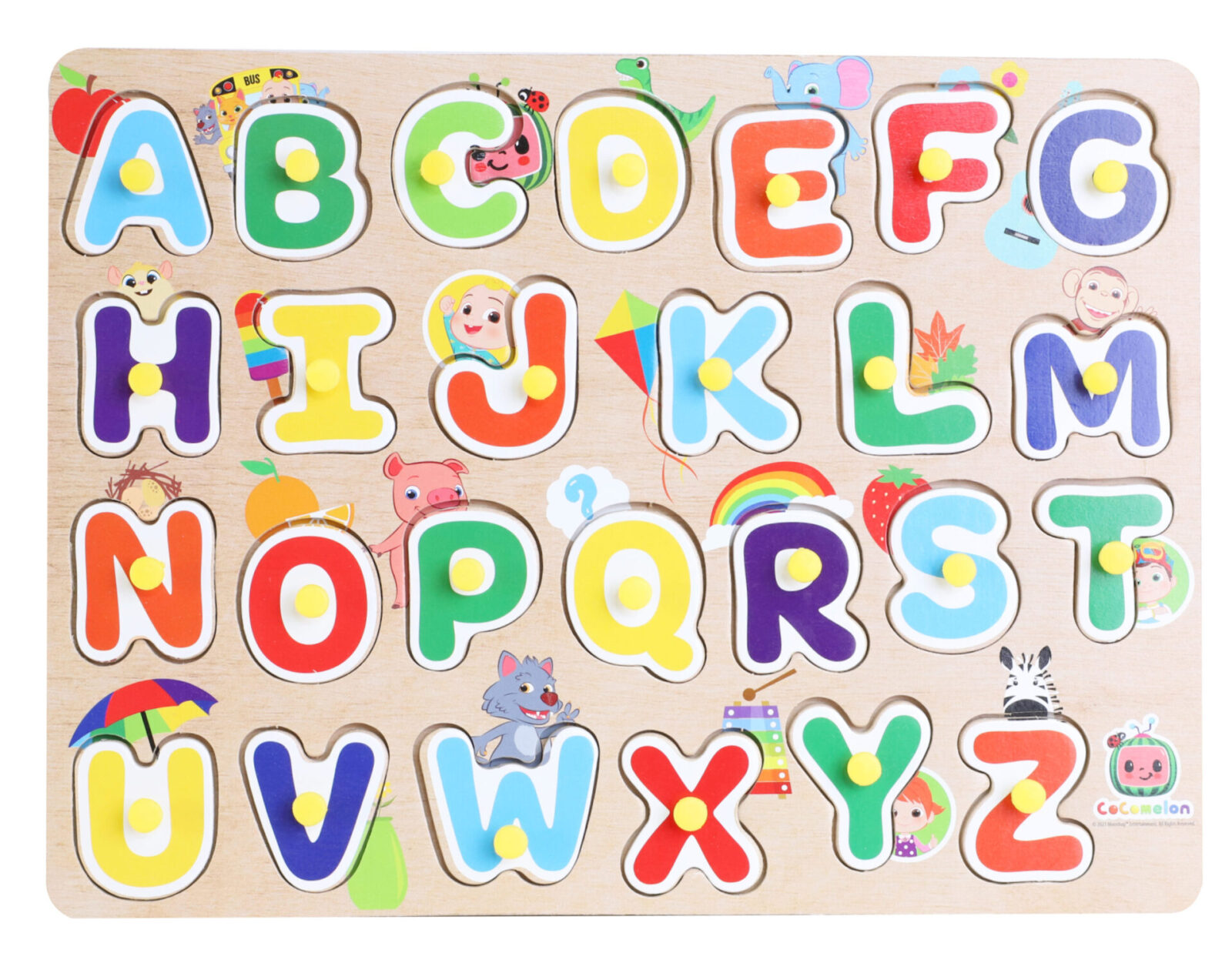 Toyland® Pack of 3 Wooden Peg Board Puzzles Toyland