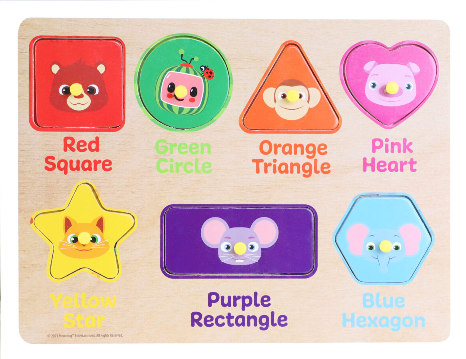 Toyland® Pack of 3 Wooden Peg Board Puzzles Toyland