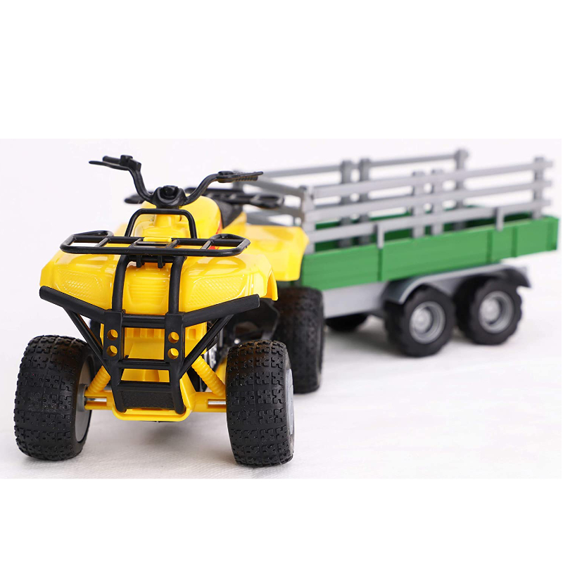 Toyland® Farm Quad & Trailer Playset 116 Scale Free Wheel Action