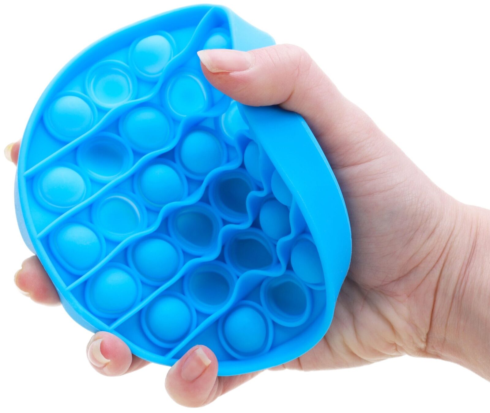 Toyland® Push Bubble Pop Bubble Sensory Fidget Toy (Blue Circle) Toyland