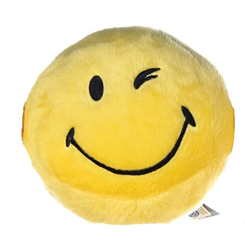 Smiley World Icons Soft Plush Toys 18cm Smiling Face with Wink Eye