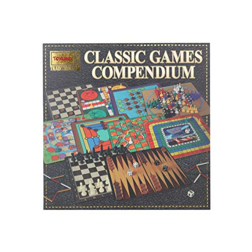 10 In 1 Classic Games Collection Traditional Family Board Games Toyland