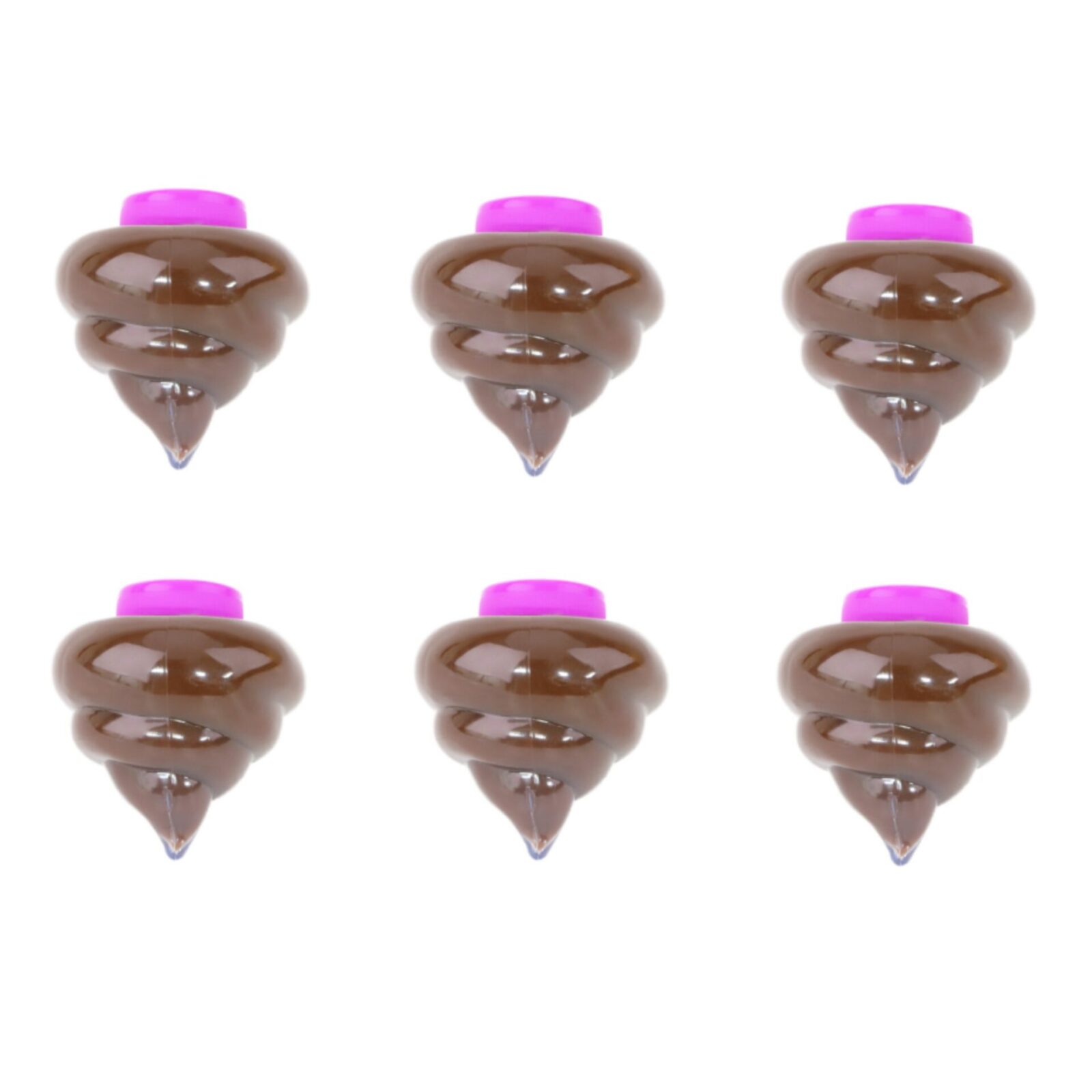 Pack of 6 Novelty Slime Poo Pot Party Bag Toys Party Bag Fillers