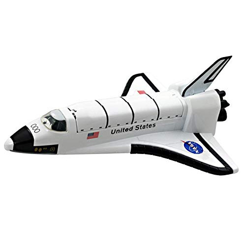 6 Inch Die Cast Metal Space Shuttle Model Toy Vehicle With Opening