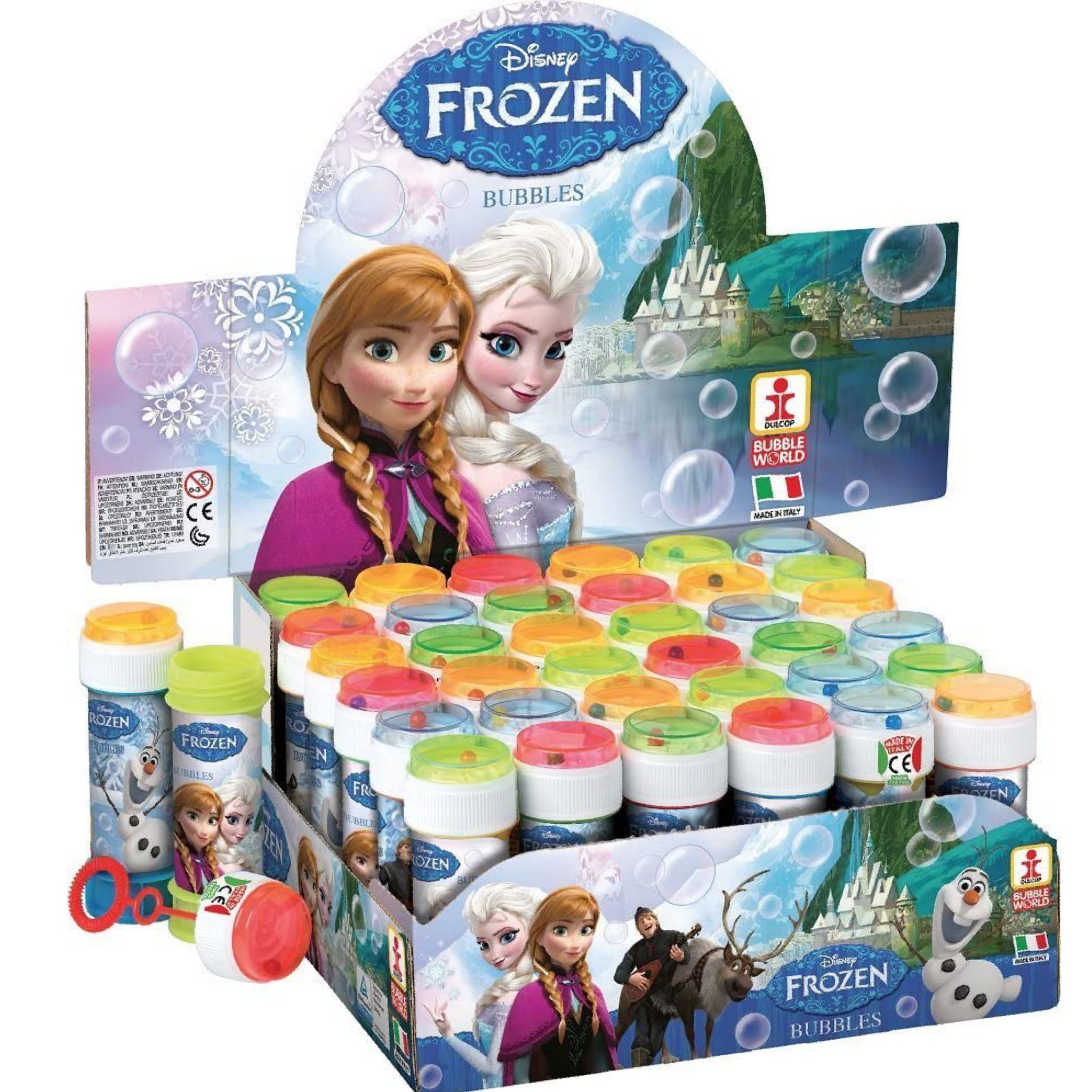 Disney Frozen Bubble Solution Assorted Colours Toyland