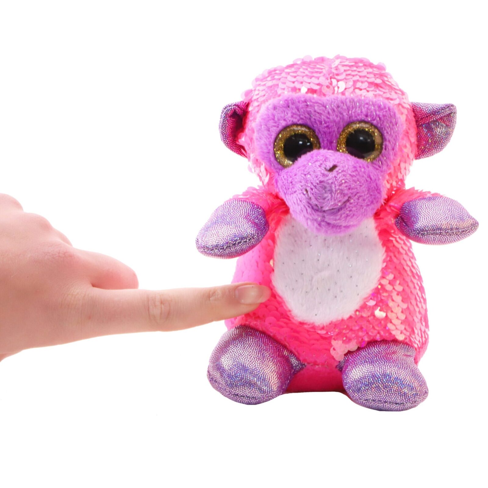 pink monkey soft toy