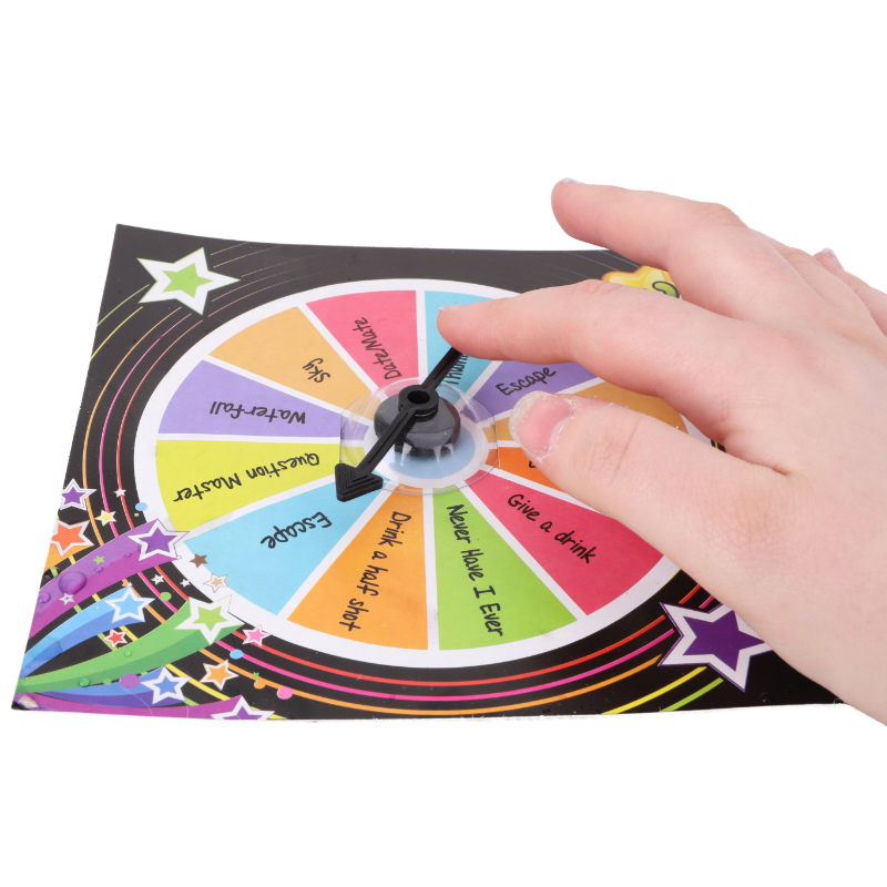 2 in 1 Adult Party Games Party Spinner Shot Games Toyland