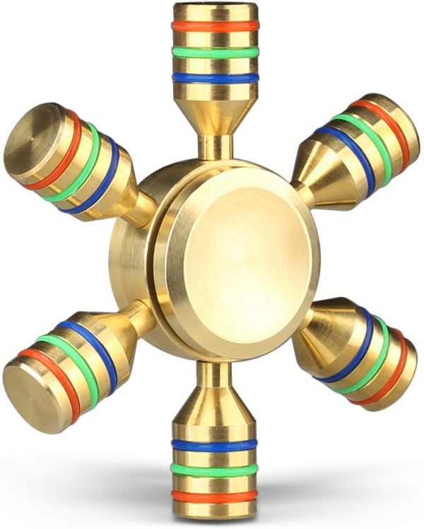 Fidget Spinner Mothca Metal 24 Minutes Quiet Smooth Spins Hand Finger