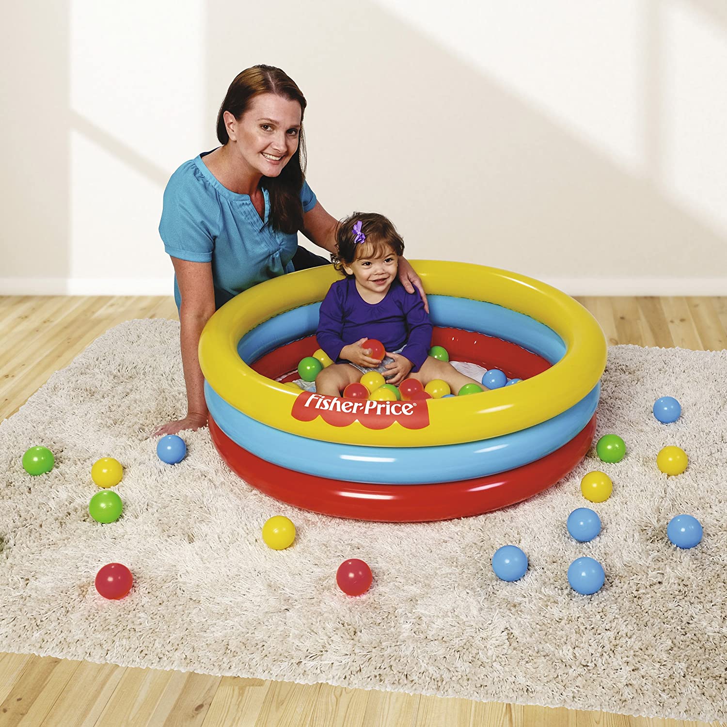 FisherPrice Paddling Pool with 25 Ball Toys Toyland