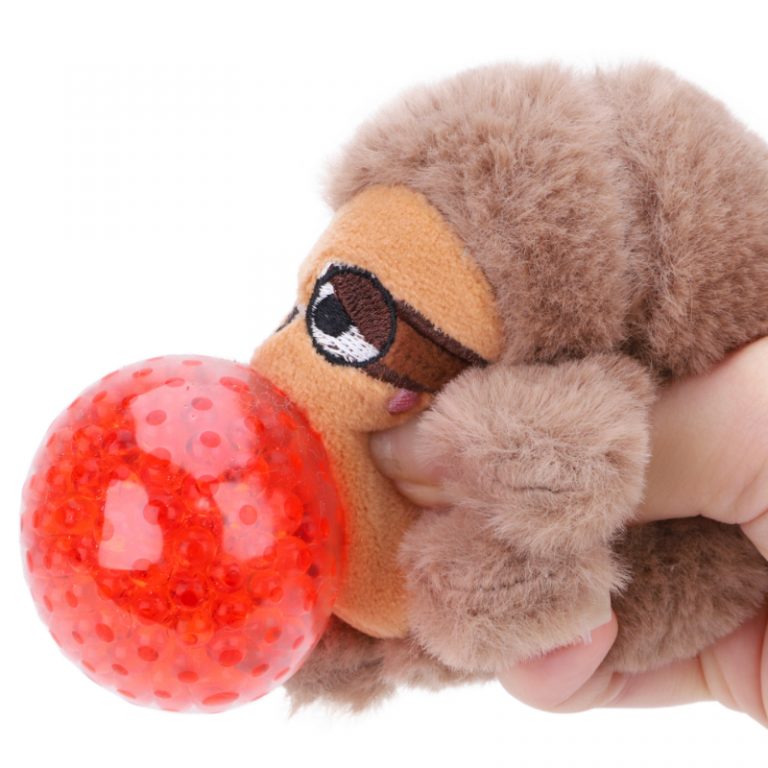 Toyland® 8cm Fury Animal Jelly Squeezers Children's Novelty Toys 1