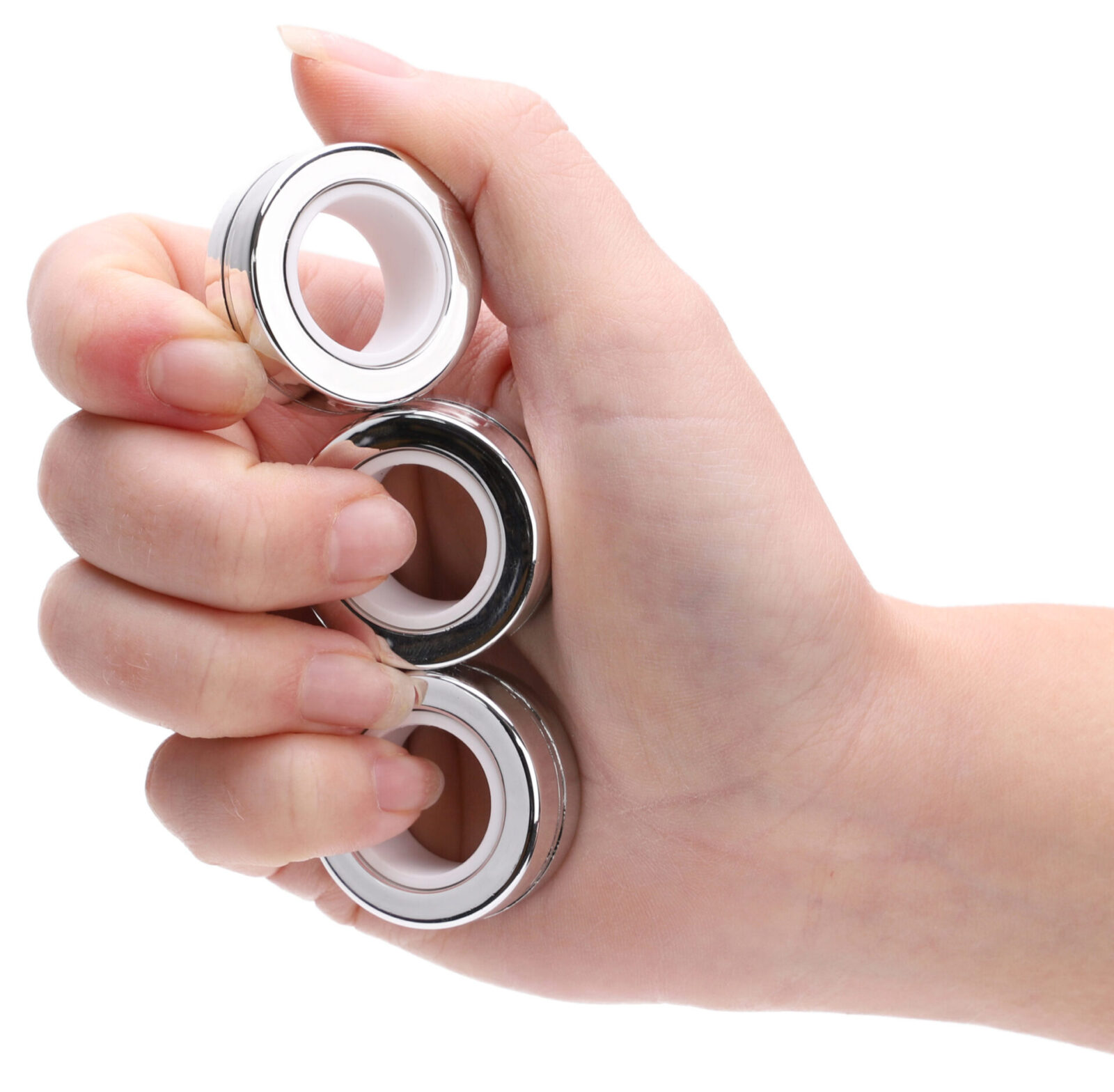 Toyland® Pack of 3 Professional Spinning Ring Toys Novelty Toys Fidget Toys