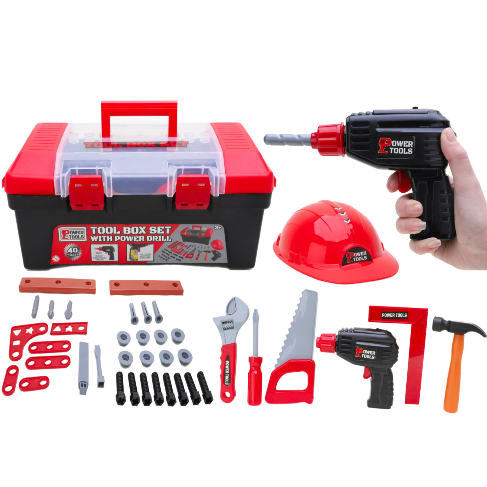 Toyland® 40 Piece Pretend Play Toy Tool 