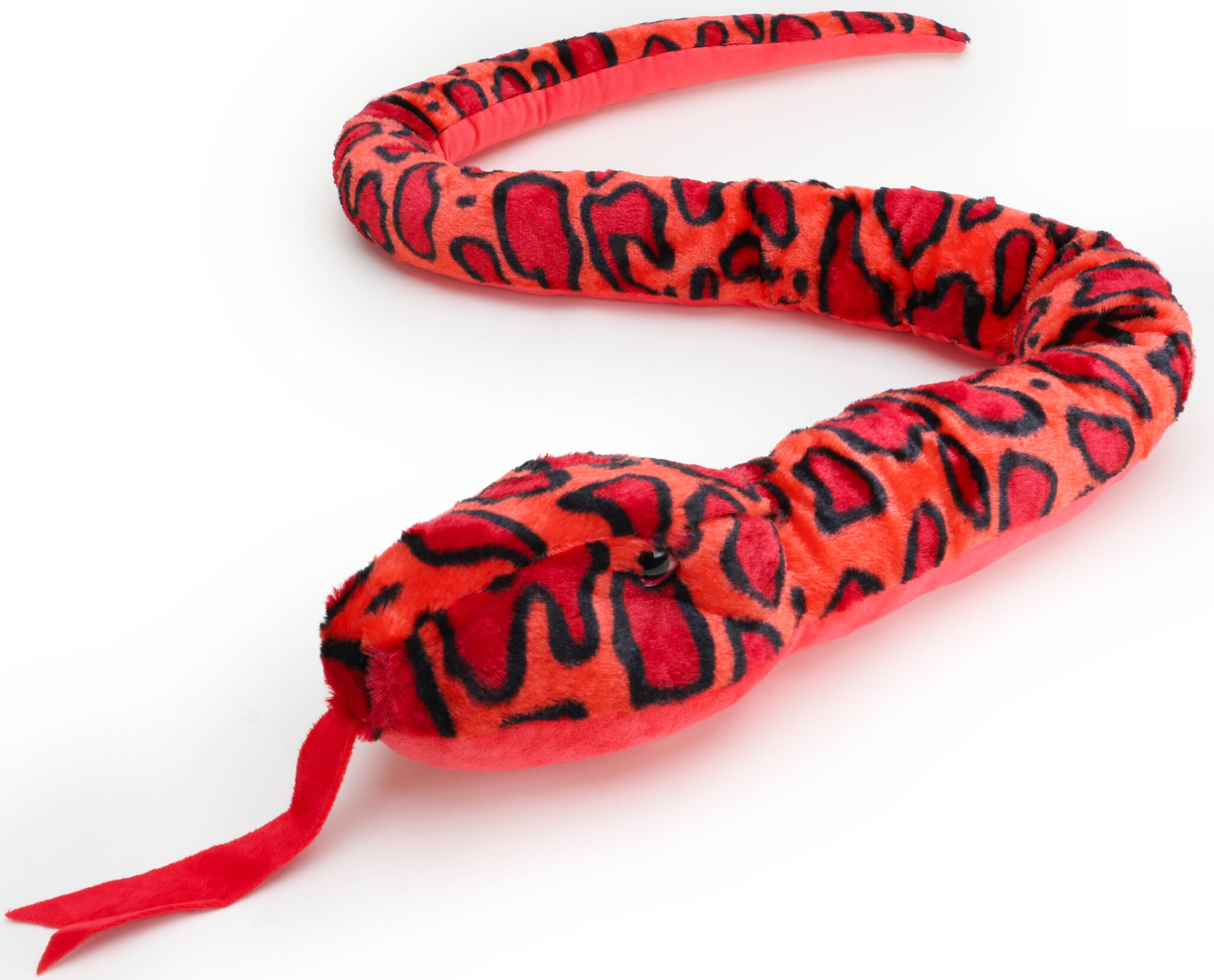 Giant Plush Snake 180cm Childrens Soft Toys (Red) Toyland