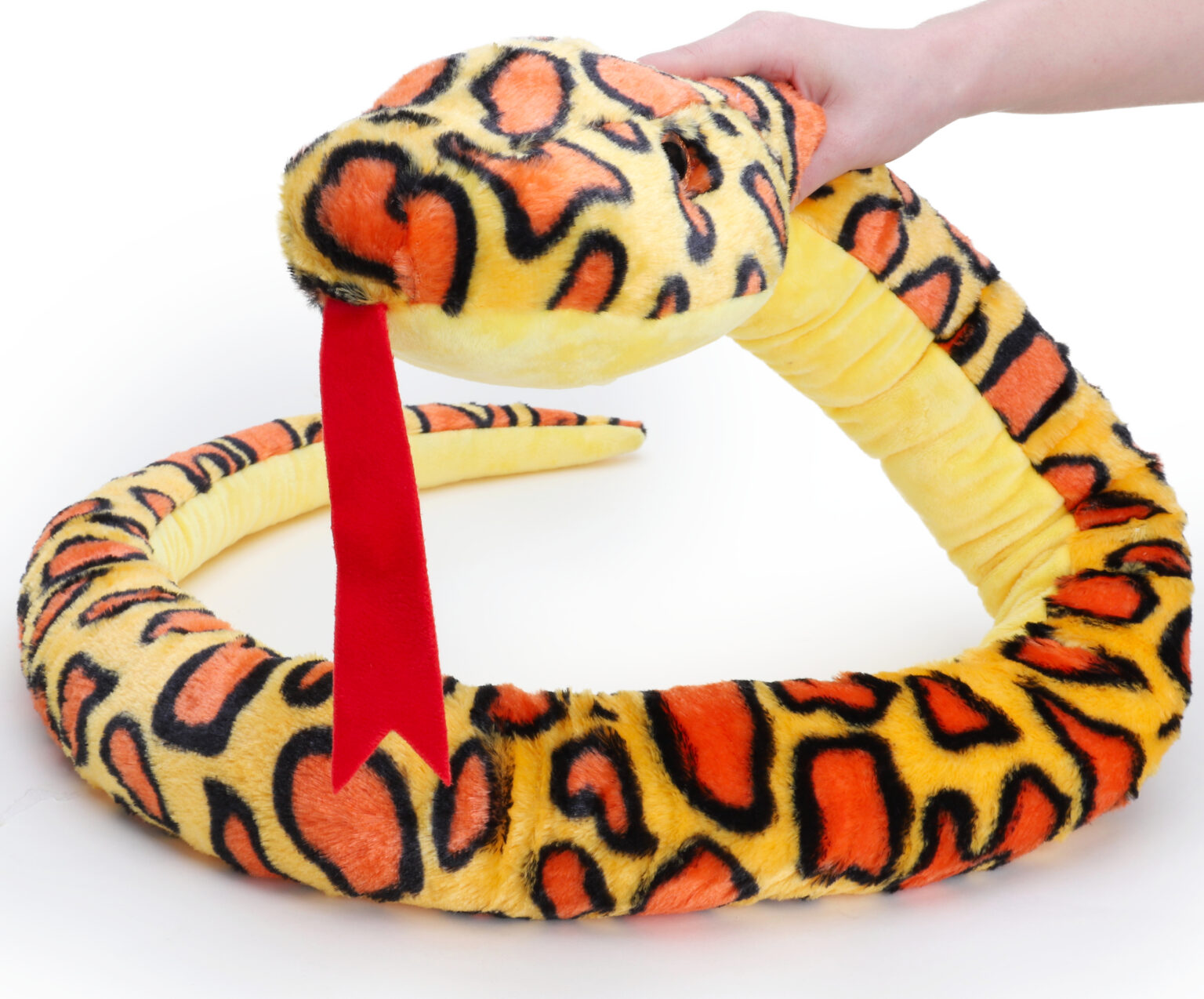 Giant Plush Snake 180cm Childrens Soft Toys (YELLOW) Toyland