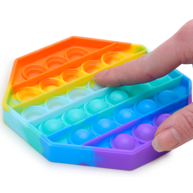 Toyland Push Bubble Pop Bubble Pop It Sensory Fidget Toy Lots To Choose From Rainbow Octagon Toyland