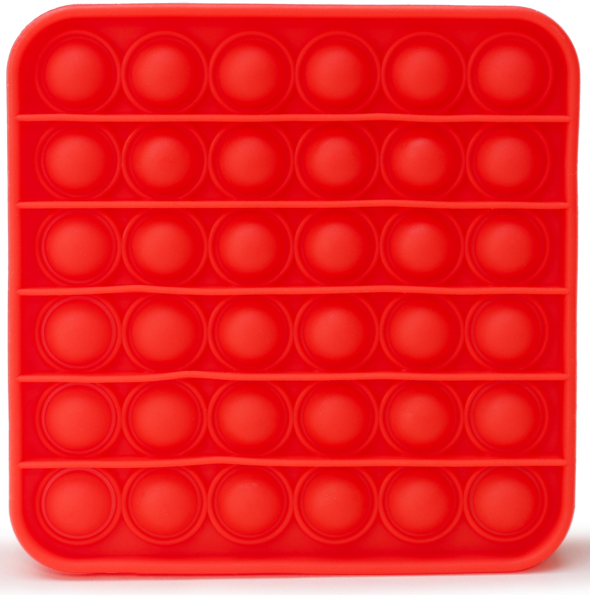 Toyland® Push Bubble Pop Bubble Sensory Fidget Toy (Red Square) - Toyland