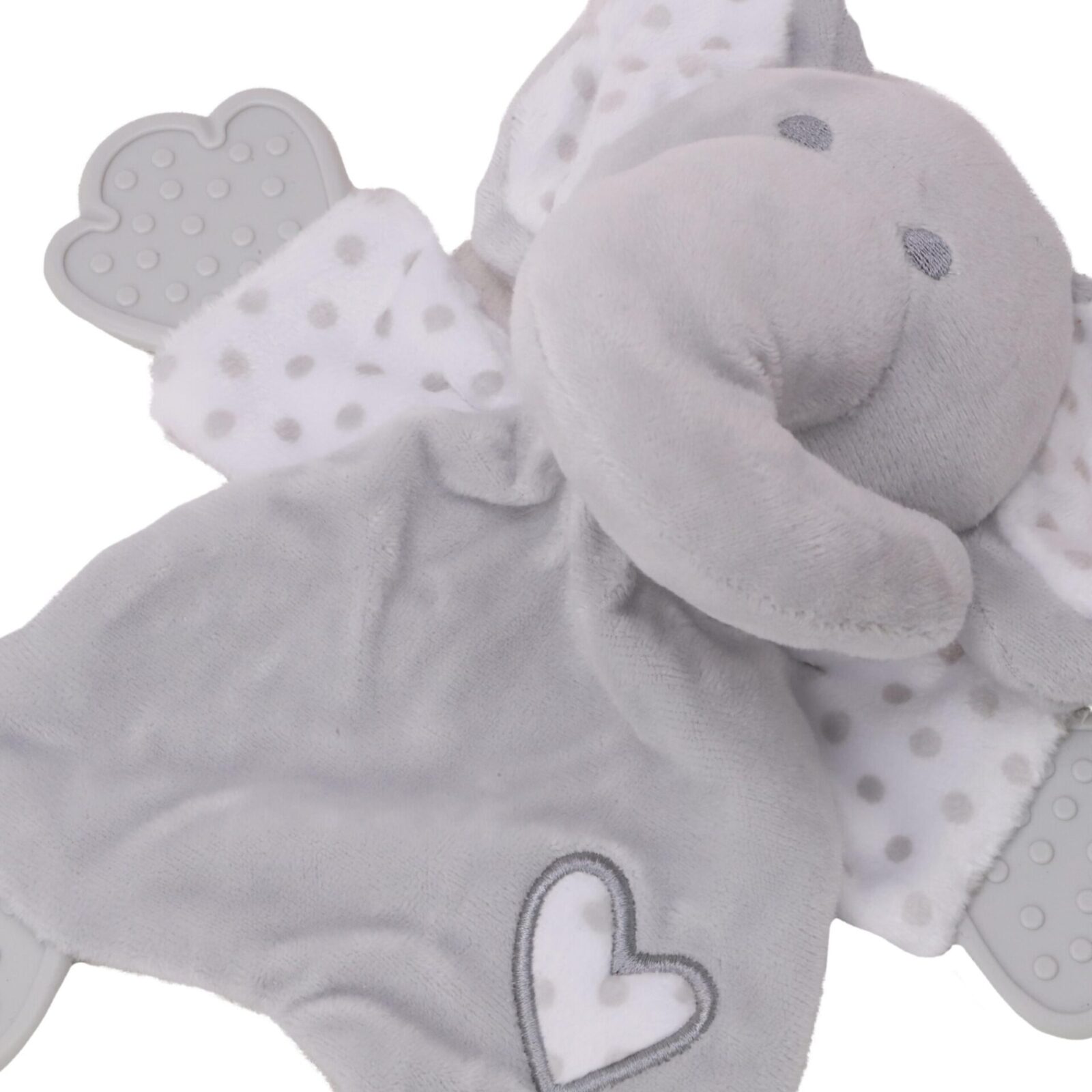 Elephant Baby Comforter With Teething Aid Soft Plush Toy Suitable