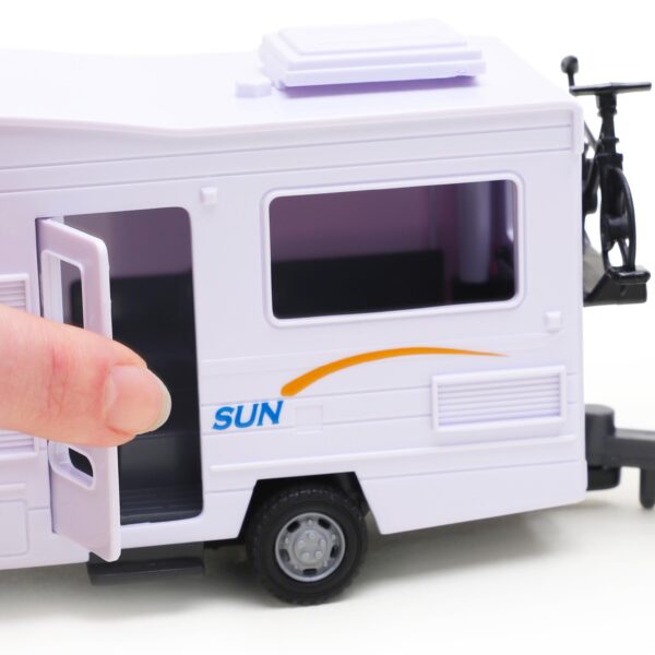 Motorhome Trailer & White Speed Boat Play Toys Vehicle Toys 148 Scale Toyland