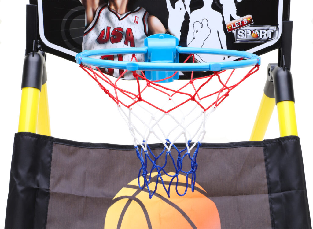 Indoor Basketball Set Including Net & Ball 2 Way Use Door & Floor