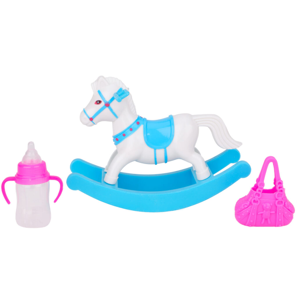 Toyland® Doll Family Playset Daddy, Mummy, Toddler & Baby Bump