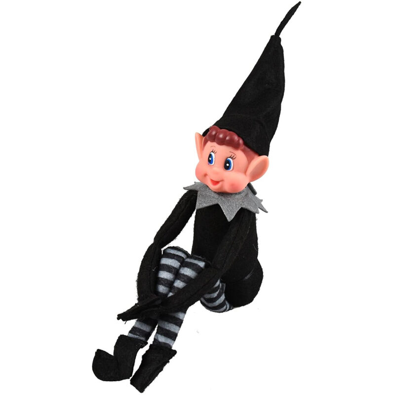 black outfit elf on the shelf