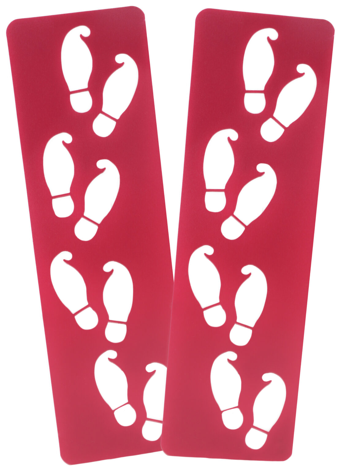 Elf Footprint Stencils Pack Of 2 Create Naughty Elf Footprints