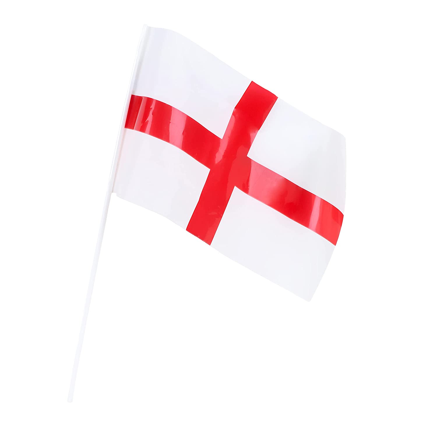 Toyland® Pack Of 12 Hand Waving England Flags - 30cm Width - England ...