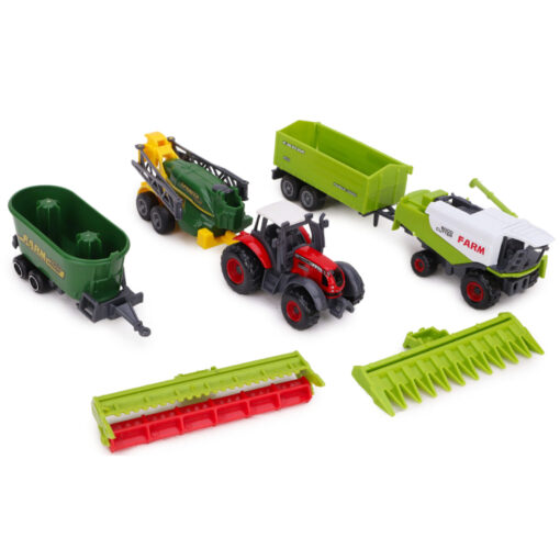 Véhicule jouet à friction en métal moulé sous pression, 8 roues, petit camion ag
