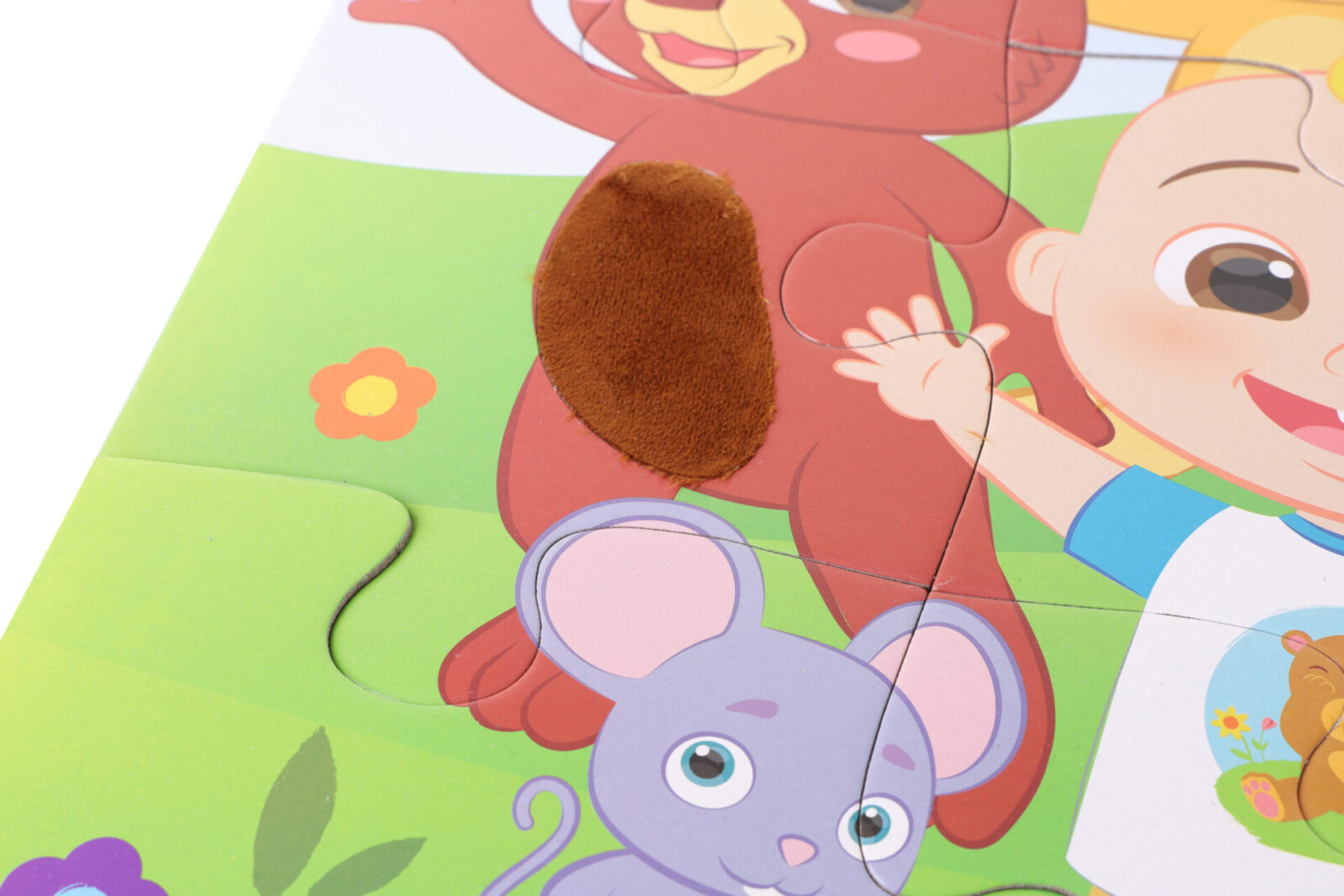 Cocomelon Pack of 2 Touch & Feel Puzzles - Toyland