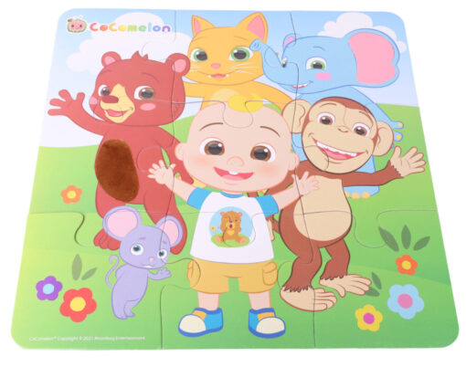 Cocomelon Pack of 2 Touch & Feel Puzzles - Toyland