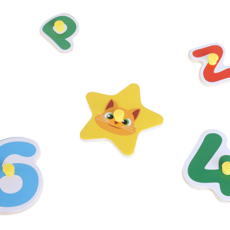 Toyland® Pack of 3 Wooden Peg Board Puzzles Toyland