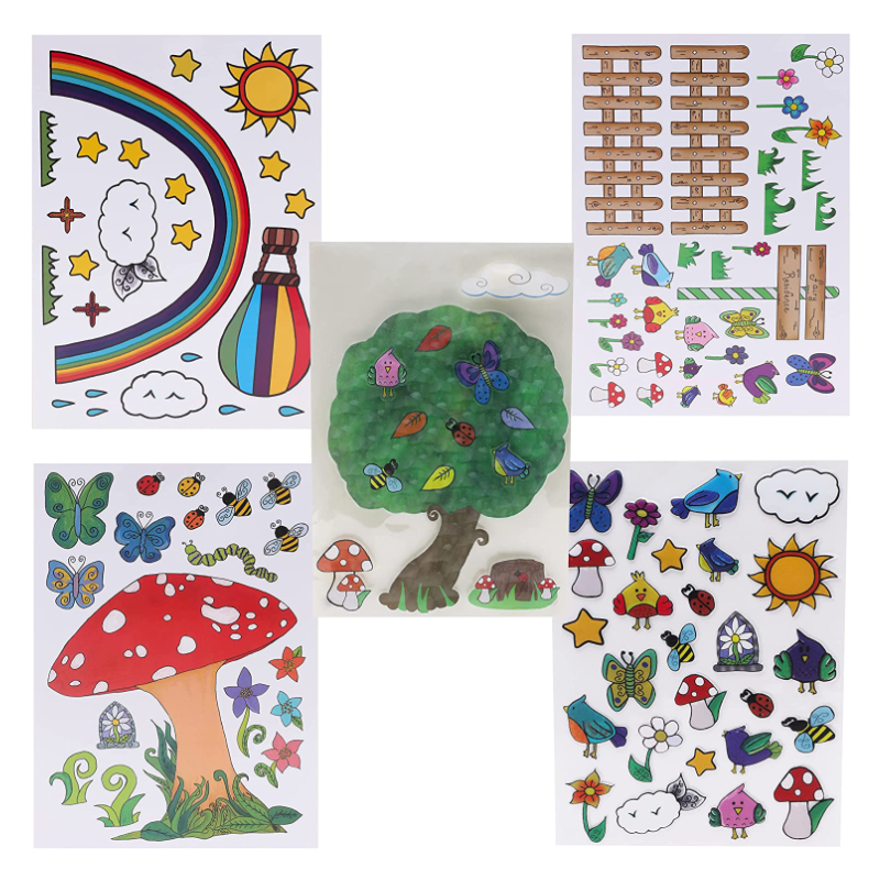 Mega Bundle of 102 Summer Garden Theme Wall Art Stickers & Decals Includes 3D Stickers Arts