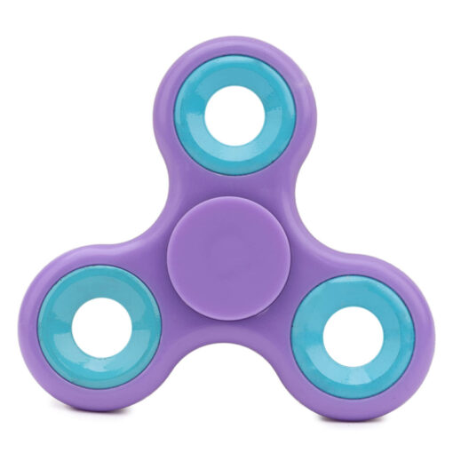 Fidget Hand Spinner - Stress and Anxiety Relief - Assorted Colours ... - Blue Light Stress Anxiety