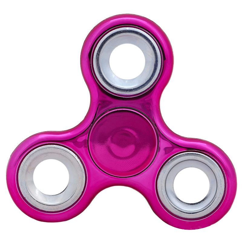 Fidget Hand Spinner - Stress and Anxiety Relief - Assorted Colours ...