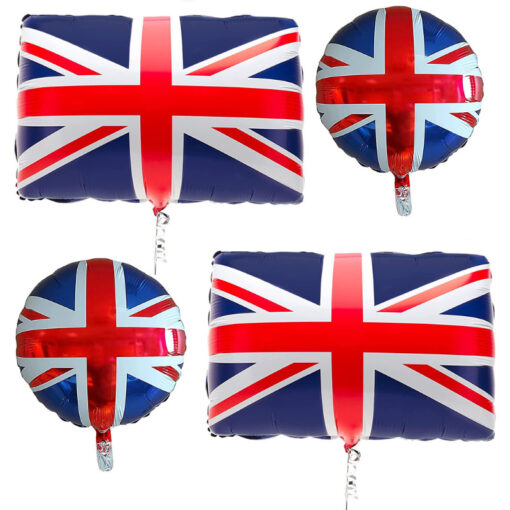 4 X Union Jack Party Balloon Bundle 2 X 18 Round Foil 2 X 22 4-x-union-jack-party-balloon-bundle-2-x-18-round-foil-2-x-22