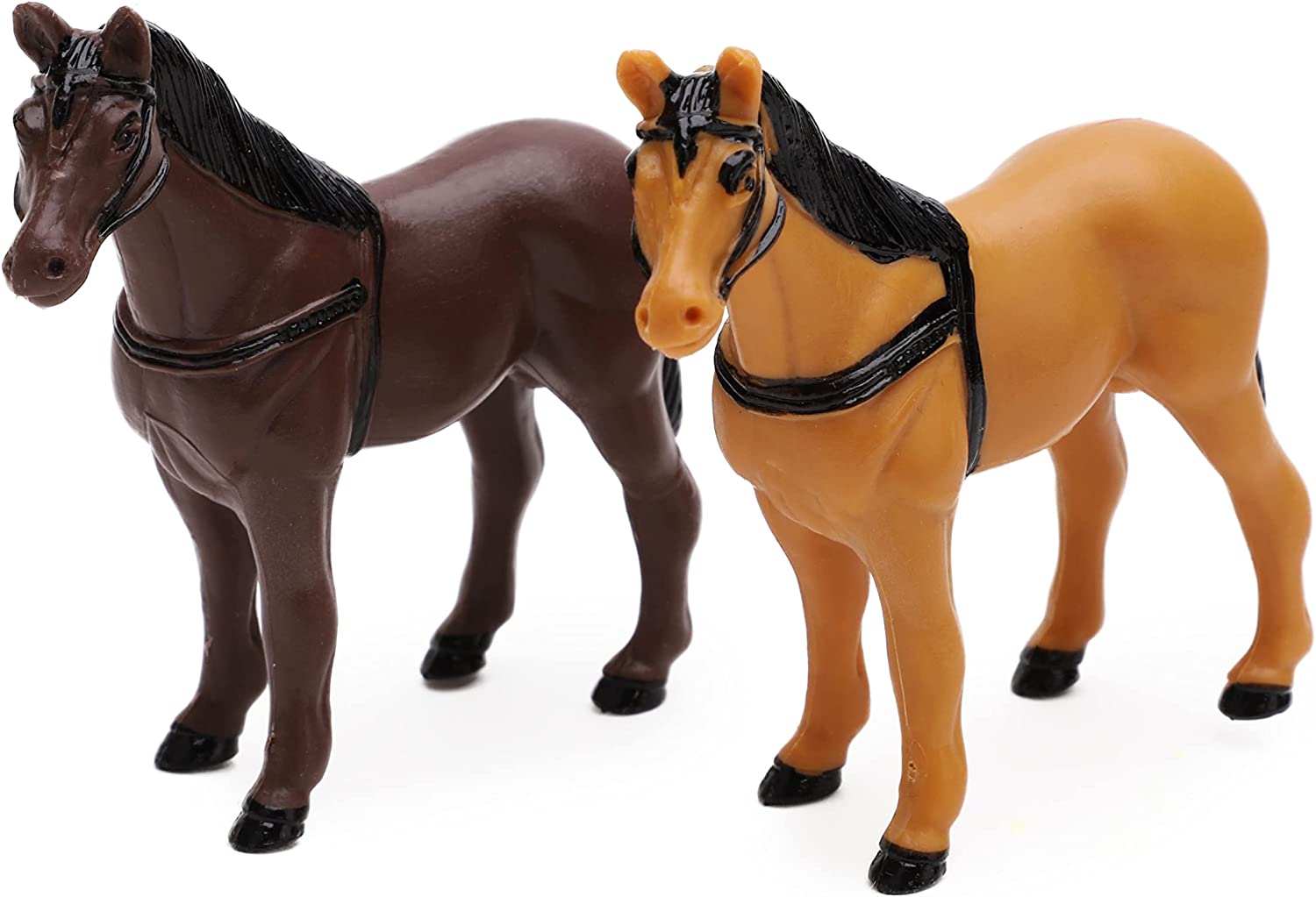 Toyland Pink Horse Transporter Truck & Trailer Set – Die Cast Metal Farm Toy With 2 Horses - View #3