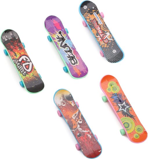 Finger Bike & Skateboard Stunt Set & Accessories Assorted Colours