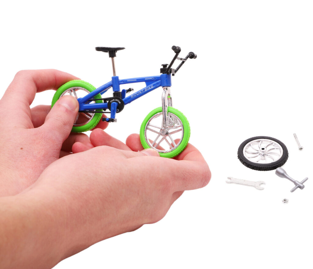 Finger Bike & Skateboard Stunt Set & Accessories Assorted Colours