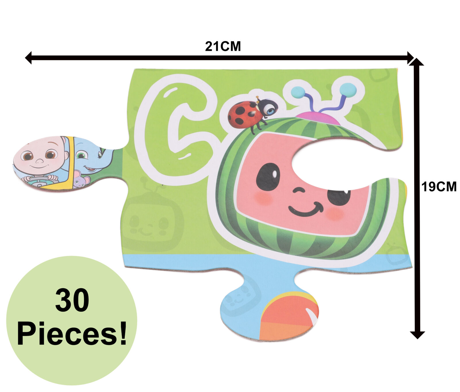 30 Piece Giant Alphabet Floor Puzzle 88 x 58cm & 4 Tubs Of